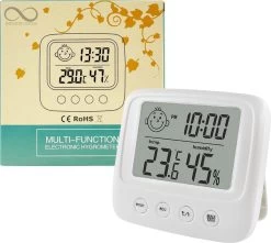 Infinite Goods Hygrometer - Weerstation - Luchtvochtigheidsmeter - Thermometer Voor Binnen - Vochtmeter - 2 In 1 - Incl. Batterij -Philips Hue Winkel 1200x1074 6