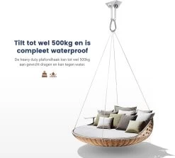 Plafondhaak - Ophangen Bokszak, Schommel En Hangstoel - Ophangsysteem - Ophanghaak - Plafondbeugel - RVS – 500kg Tilgewicht -Philips Hue Winkel 1200x1084 1