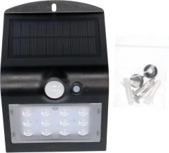 Proventa Solar LED Buitenlamp Met Bewegingssensor - Wandlamp Model Jerrel - Zwart -Philips Hue Winkel 1200x1084 6