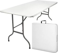 MaxxGarden Vouwtafel - Opvouwbare Kampeer Tafel - Tuin - Camping - Binnen - Weersbestendig - 180 X 74 X 74cm- Wit 15 MaxxGarden Vouwtafel - Opvouwbare Kampeer Tafel - Tuin - Camping - Binnen - Weersbestendig - 180 X 74 X 74cm- Wit -Philips Hue Winkel 1200x1086 1