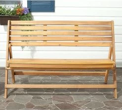 Opklapbare Bank - Houten Bankje - Houten Bankje Buiten - Houten Bankje Tuin - Tuinbank - Tuinmeubelen - Tuinbank Hout - Balkon Bankje -Philips Hue Winkel 1200x1089 1