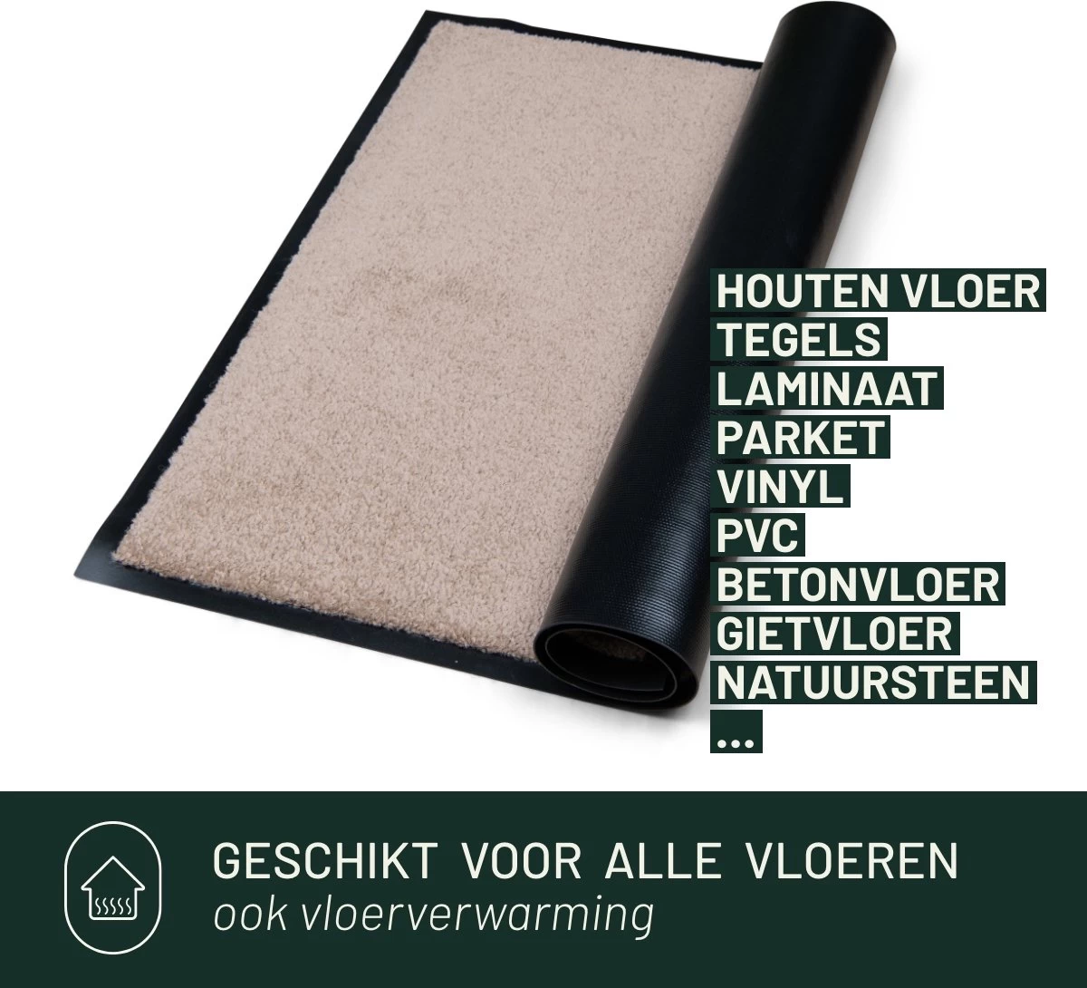 Deurmat Binnen Studio M - CLASSIC PRO - Droogloopmat Binnen 40x60 Cm - BEIGE - Schoonloopmat - Antislip Deurmat - Inloopmat - Deurmat Voor Binnen Of Buiten - Verschillende Afmetingen En Kleuren 12 Deurmat Binnen Studio M - CLASSIC PRO - Droogloopmat Binnen 40x60 Cm - BEIGE - Schoonloopmat - Antislip Deurmat - Inloopmat - Deurmat Voor Binnen Of Buiten - Verschillende Afmetingen En Kleuren - Afbeelding 10
