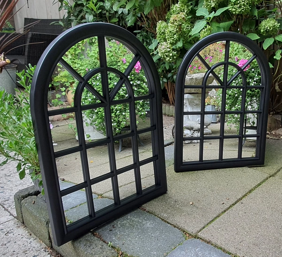 Tuinspiegel Gotische Buitenspiegel, Kerkraam, Tuin Spiegel Met Frame, Wandspiegel 60 X 46cm, Per Stuk Geleverd 9 Tuinspiegel Gotische Buitenspiegel, Kerkraam, Tuin Spiegel Met Frame, Wandspiegel 60 X 46cm, Per Stuk Geleverd - Afbeelding 7