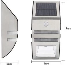 2 Stuks Solar Wandlamp Op Zonne-Energie - Buitenlamp - Bewegingssensor - Dag / Nacht Sensor - Tuinverlichting - LED -Philips Hue Winkel 1200x1095 5