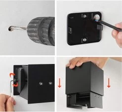 LED Wandlamp Dimbaar Set Van 3 - Zwart - 2x3 Watt - 3000k Warm Wit - 10x10x10cm - Geschikt Voor Binnen En Buiten - Kubus Lamp - Industrieel 21 LED Wandlamp Dimbaar Set Van 3 - Zwart - 2x3 Watt - 3000k Warm Wit - 10x10x10cm - Geschikt Voor Binnen En Buiten - Kubus Lamp - Industrieel -Philips Hue Winkel 1200x1097 2