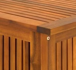 Casaria Opbergbox Acacia Hout – Weerbestendig 115cm - Bruin -Philips Hue Winkel 1200x1102 2