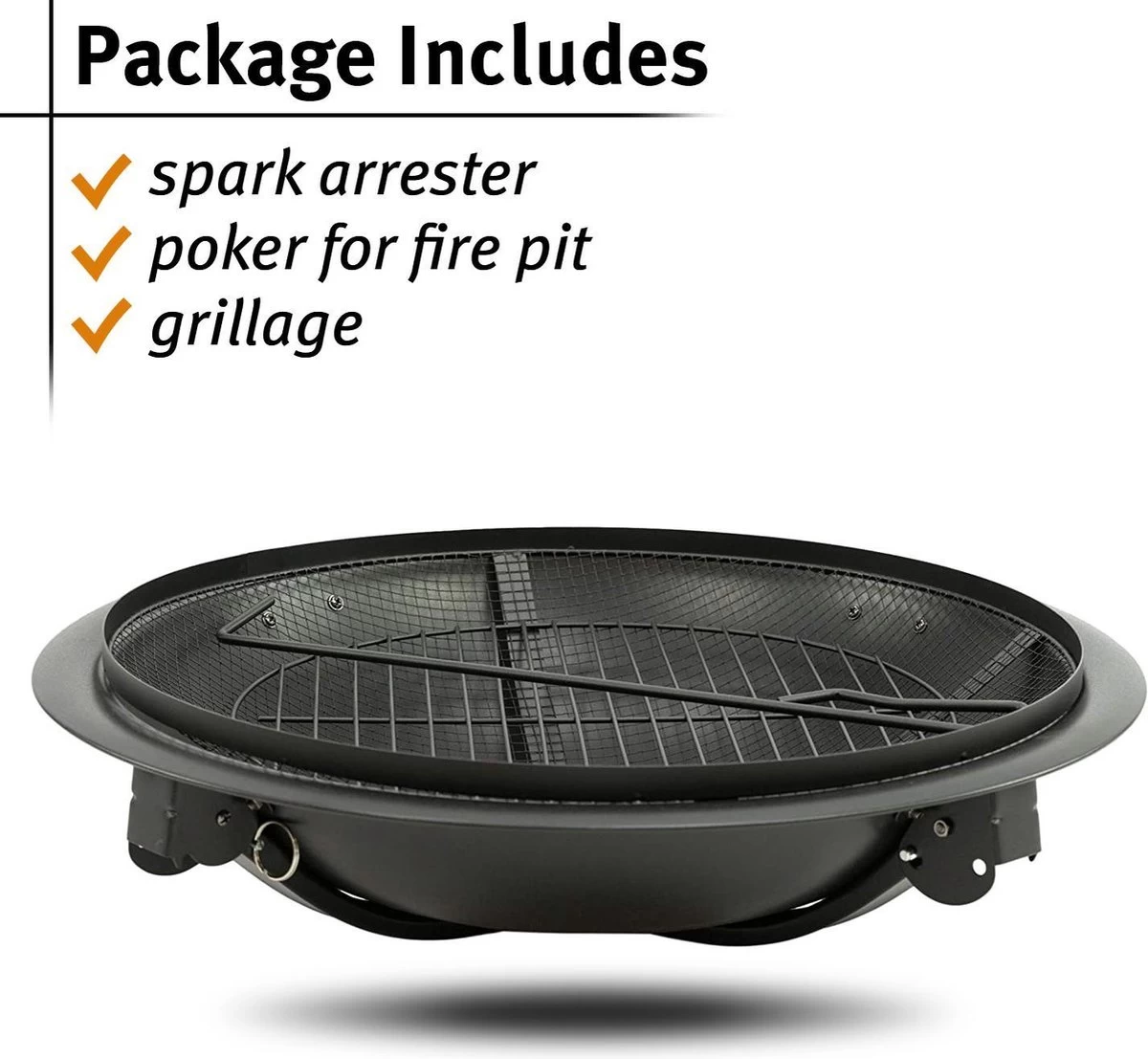 MaxxGarden Vuurschaal - Terrashaard - Vuurkorf - Opvouwbaar - Rond - 56cm 5 MaxxGarden Vuurschaal - Terrashaard - Vuurkorf - Opvouwbaar - Rond - 56cm - Afbeelding 3