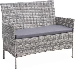 Alice's Garden Loungeset Moltès - 4 Plaatsen - Wicker - Kleine Set - Tinten Grijs/grijs -Philips Hue Winkel 1200x1108 2