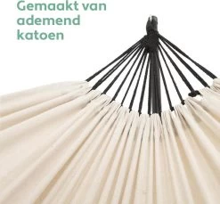 Vita5 Hangmat Met Standaard – 2 Persoons – Incl. Bekerhouder – 205kg Draaggewicht – Beige/Wit -Philips Hue Winkel 1200x1111 2