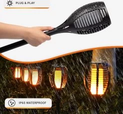 TIGIOO Solar Tuinverlichting - XL Tuinlamp Lantaarn Buitenverlichting Op Zonne Energie - Tuinlamp 2 PACK -Philips Hue Winkel 1200x1112 6