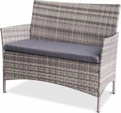 Alice's Garden Loungeset Moltès - 4 Plaatsen - Wicker - Kleine Set - Tinten Grijs/grijs -Philips Hue Winkel 1200x1113 2