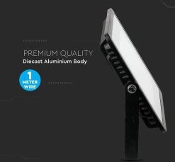 V-tac VT-100-B LED Schijnwerper - 100 W - 8000 Lm - 6400K - Zwart 27 V-tac VT-100-B LED Schijnwerper - 100 W - 8000 Lm - 6400K - Zwart -Philips Hue Winkel 1200x1113 4