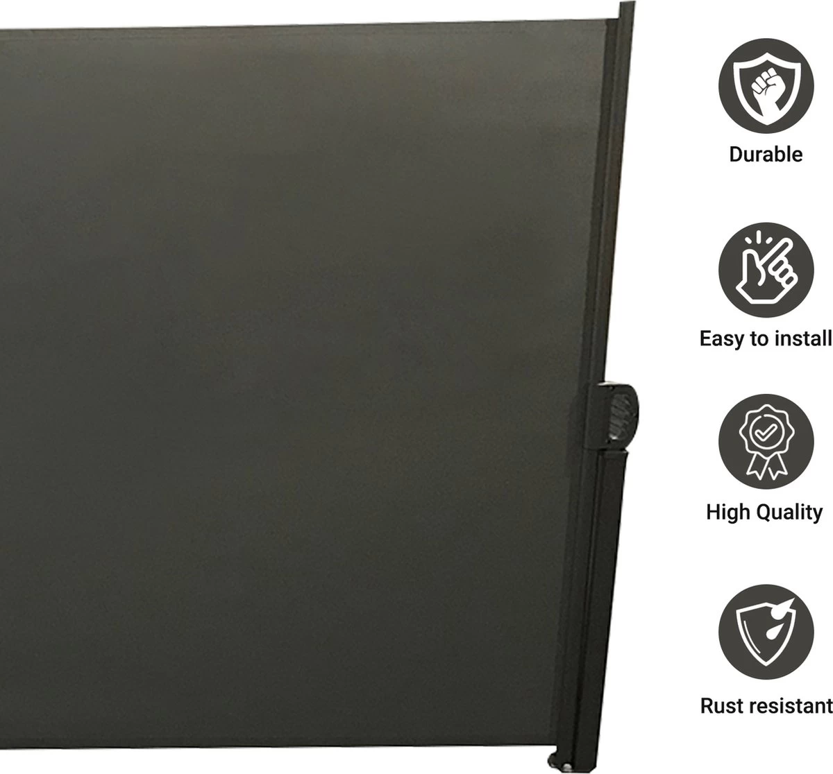 MaxxGarden Oprolbaar Windscherm - 300 X 140cm 5 MaxxGarden Oprolbaar Windscherm - 300 X 140cm - Afbeelding 3