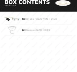 HOFTRONIC - 6x Bari LED Inbouwspots Badkamer Wit - GU10 LED Spots Inbouw - 5W 400lm - 4000K Neutraal Wit Licht - IP65 Waterdicht - Inbouw Spots Plafond - Plafondspots Voor Woonkamer, Keuken, Slaapkamer En Buiten -Philips Hue Winkel 1200x1116 3