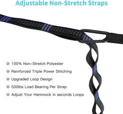 Fuegobird Hangmat Dubbele En Enkele Draagbare Hangmat Met Boomtouwen, Lichtgewicht Nylon Parachute-hangmatten Camping -Philips Hue Winkel 1200x1118