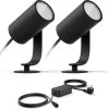 Philips Hue Lily Tuinspot Starterspakket - Prikspot White And Color Ambiance - Prikspots Voor Buiten - Tuinverlichting - 2 Spots - Zwart -Philips Hue Winkel 1200x1118 4