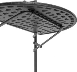 Relaxdays Balkontafel Inklapbaar, Balkon Tafel Rotan, Hangtafel Reling - Zwart -Philips Hue Winkel 1200x1122