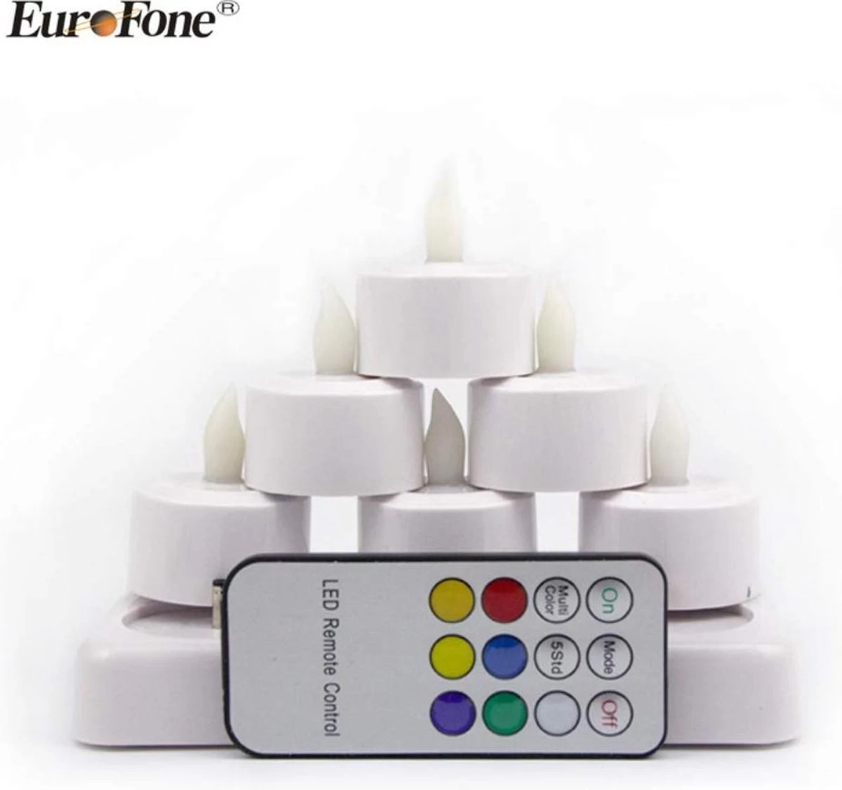 KLEURRIJKE LED | Kaarsen Branden 12 - 15 Uur | Oplaadbaar 4 Stuks | Afstandsbediening | Kleur Theelichtjes | Candle Lights | Led Kaars | Oplaadbare Kleuren Waxine Lichten. 4 KLEURRIJKE LED | Kaarsen Branden 12 - 15 Uur | Oplaadbaar 4 Stuks | Afstandsbediening | Kleur Theelichtjes | Candle Lights | Led Kaars | Oplaadbare Kleuren Waxine Lichten. - Afbeelding 2