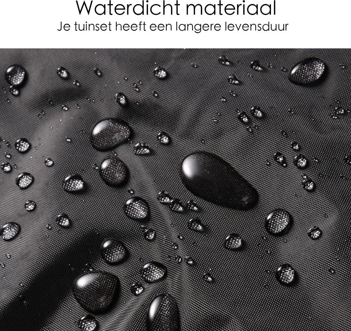 Merkloos Beschermhoes Voor Tuinmeubelen - 250x250x90cm - Zwart 5 Merkloos Beschermhoes Voor Tuinmeubelen - 250x250x90cm - Zwart - Afbeelding 3