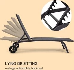 Blumfeldt Limala Tuinstoel - Ligstoel - Relaxstoel - Rugleuning In 6 Standen Verstelbaar - 2 Vielen - Draagkracht: Max. 150 Kg -Philips Hue Winkel 1200x1129 3
