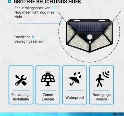 TIGIOO Solar LED Tuinverlichting Met Bewegingssensor - Wandlamp Buitenlamp - Tuinlamp Op Zonneenergie - (2Pack) 15 TIGIOO Solar LED Tuinverlichting Met Bewegingssensor - Wandlamp Buitenlamp - Tuinlamp Op Zonneenergie - (2Pack) -Philips Hue Winkel 1200x1129 6