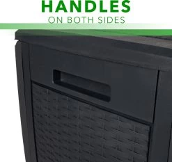 Opbergbox 310L UV-Bestendig Weerbestendig Wielen Tuinbox Rotan-look Antraciet -Philips Hue Winkel 1200x1131 2