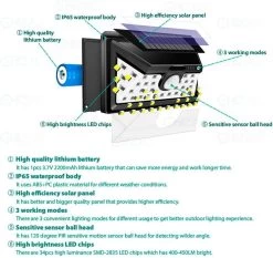 SensaHome Solar Lamp 34 Led Met Bewegingssensor Voor Buitenverlichting | Slimme Lamp | Energievriendelijk Op Zonne-energie | Buitenverlichting Wandlamp Met Sensor En Led 29 SensaHome Solar Lamp 34 Led Met Bewegingssensor Voor Buitenverlichting | Slimme Lamp | Energievriendelijk Op Zonne-energie | Buitenverlichting Wandlamp Met Sensor En Led -Philips Hue Winkel 1200x1131 9