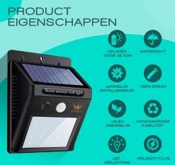 Ferodelli® Solar Buitenlamp Met Bewegingssensor - 40 LEDs - Tuinverlichting Op Zonne Energie - 4 Stuks -Philips Hue Winkel 1200x1132 6