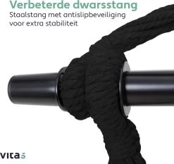 Vita5 XXL Hangstoel | Binnen&Buiten Hangnest | Incl. 2 Kussens En Boekenvak | Volwassenen&Kinderen | Hangmatstoel Tot 225kg | Beige 18 Vita5 XXL Hangstoel | Binnen&Buiten Hangnest | Incl. 2 Kussens En Boekenvak | Volwassenen&Kinderen | Hangmatstoel Tot 225kg | Beige -Philips Hue Winkel 1200x1134