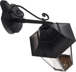 QAZQA New_orleans - Klassieke Wandlamp Voor Buiten - 1 Lichts - D 26.8 Cm - Zwart - Buitenverlichting -Philips Hue Winkel 1200x1134 6