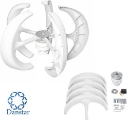 Danstar® Windmolen - Omvormer Inbegrepen - Stroomgenerator - Windturbine - Generator - Windmolen Generator - Windturbine Bouwpakket - Laadregelaar