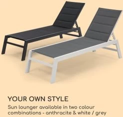 Blumfeldt Renazzo Lounge Ligstoel - Ligbed Voor De Tuin - Aluminium Tuinstoel - 6 Standen - Waterafstotend - Bekleding Van 70 % Pvc En 30 % Polyetheen - Grijs 14 Blumfeldt Renazzo Lounge Ligstoel - Ligbed Voor De Tuin - Aluminium Tuinstoel - 6 Standen - Waterafstotend - Bekleding Van 70 % Pvc En 30 % Polyetheen - Grijs -Philips Hue Winkel 1200x1137 3