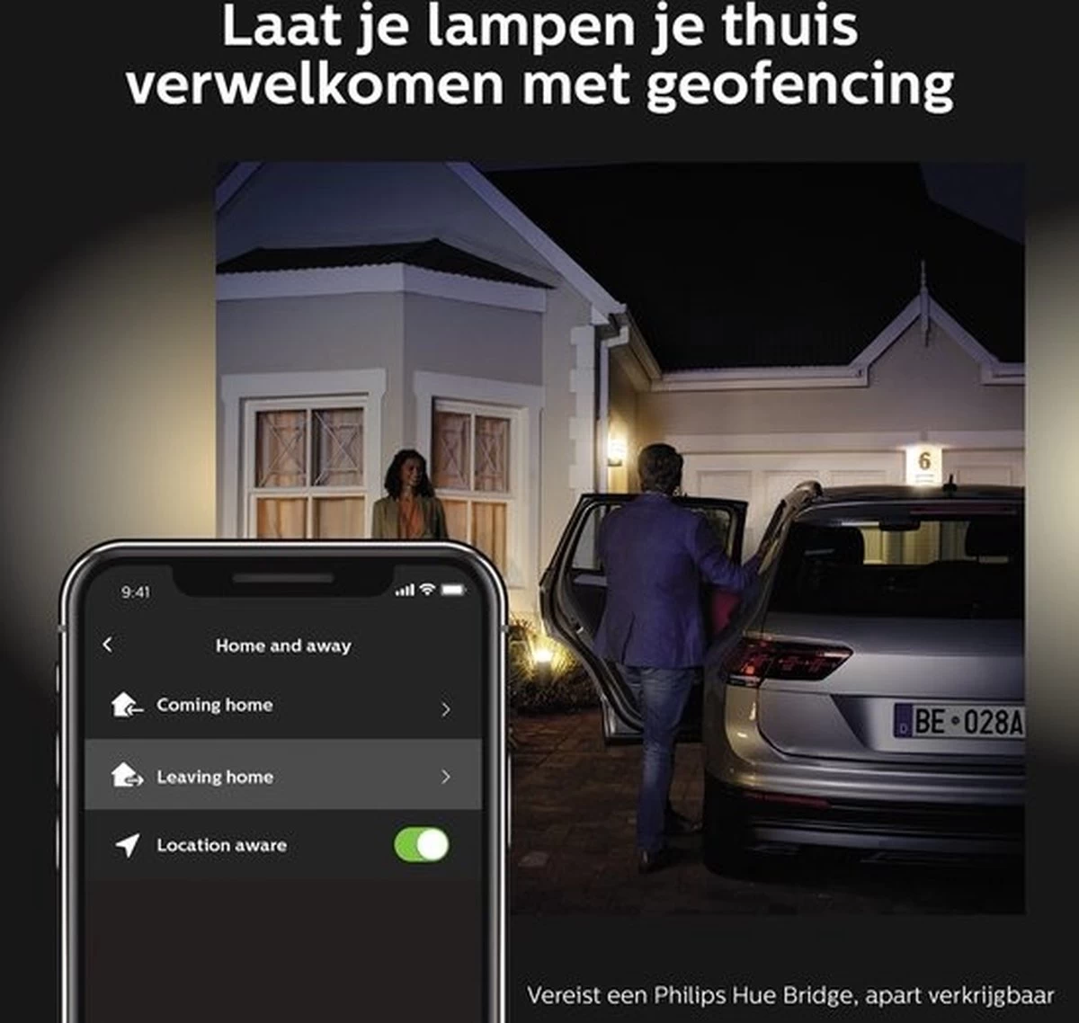 Philips Hue Appear Muurlamp - Wit En Gekleurd Licht - Zwart 8 Philips Hue Appear Muurlamp - Wit En Gekleurd Licht - Zwart - Afbeelding 6