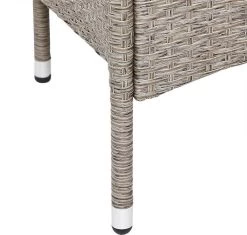 Casaria Tuinbank Polyrattan - 2-Zits Incl.Tafel - Weerbestendig Beige -Philips Hue Winkel 1200x1141 1