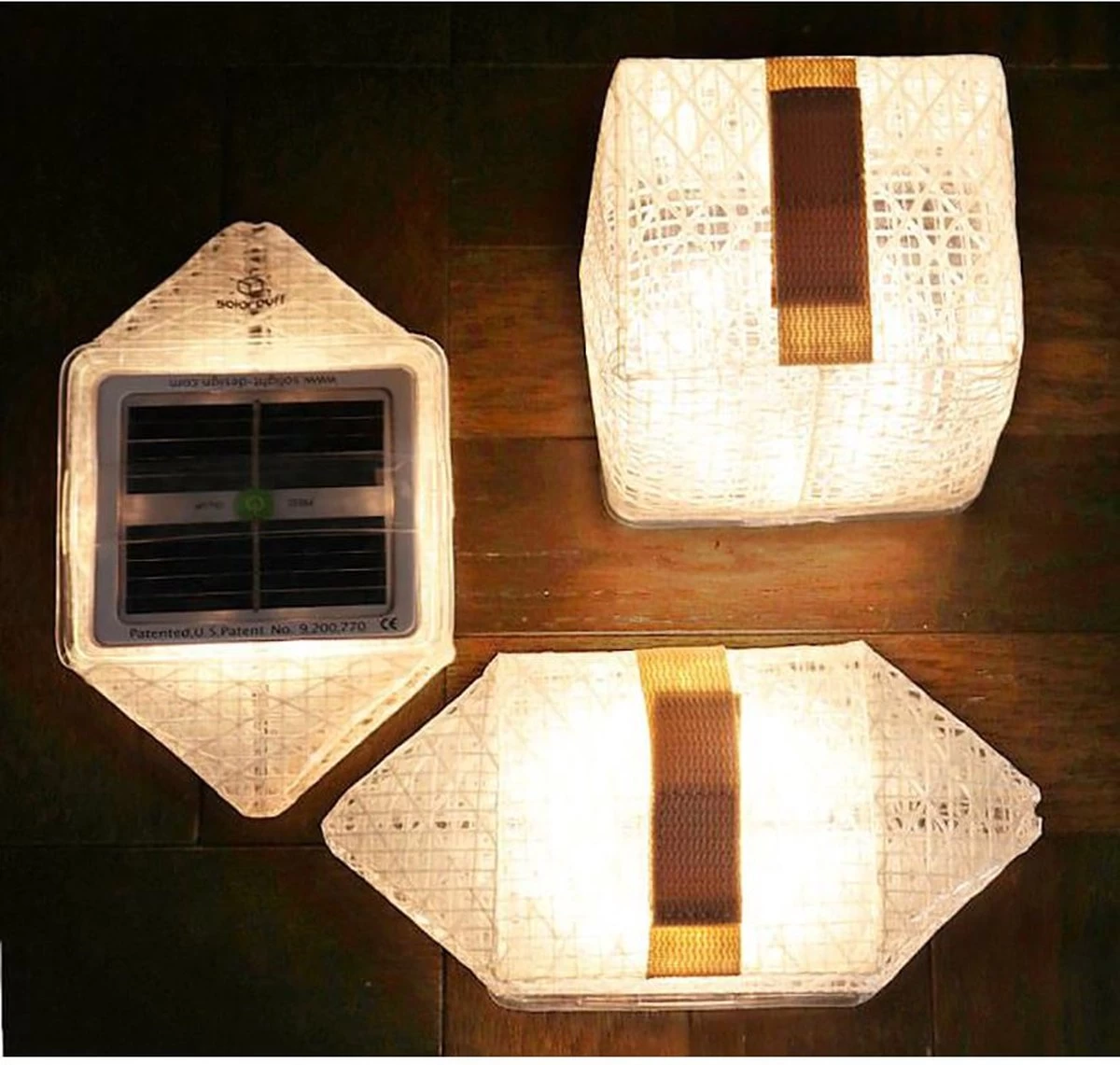 Solight Solarpuff - LED Lantaarn - Zonne Energie Lampje - Waterdicht - Opvouwbaar - Tuinlamp - Camping - Boot Verlichting 9 Solight Solarpuff - LED Lantaarn - Zonne Energie Lampje - Waterdicht - Opvouwbaar - Tuinlamp - Camping - Boot Verlichting - Afbeelding 7