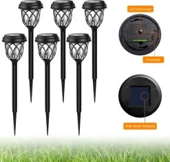 Solar Tuinverlichting - Zonne Energie - Op Zonne Energie - Tuinfakkels 42cm Buiten Set 6 Stuks - LSL8600X -Philips Hue Winkel 1200x1142 11