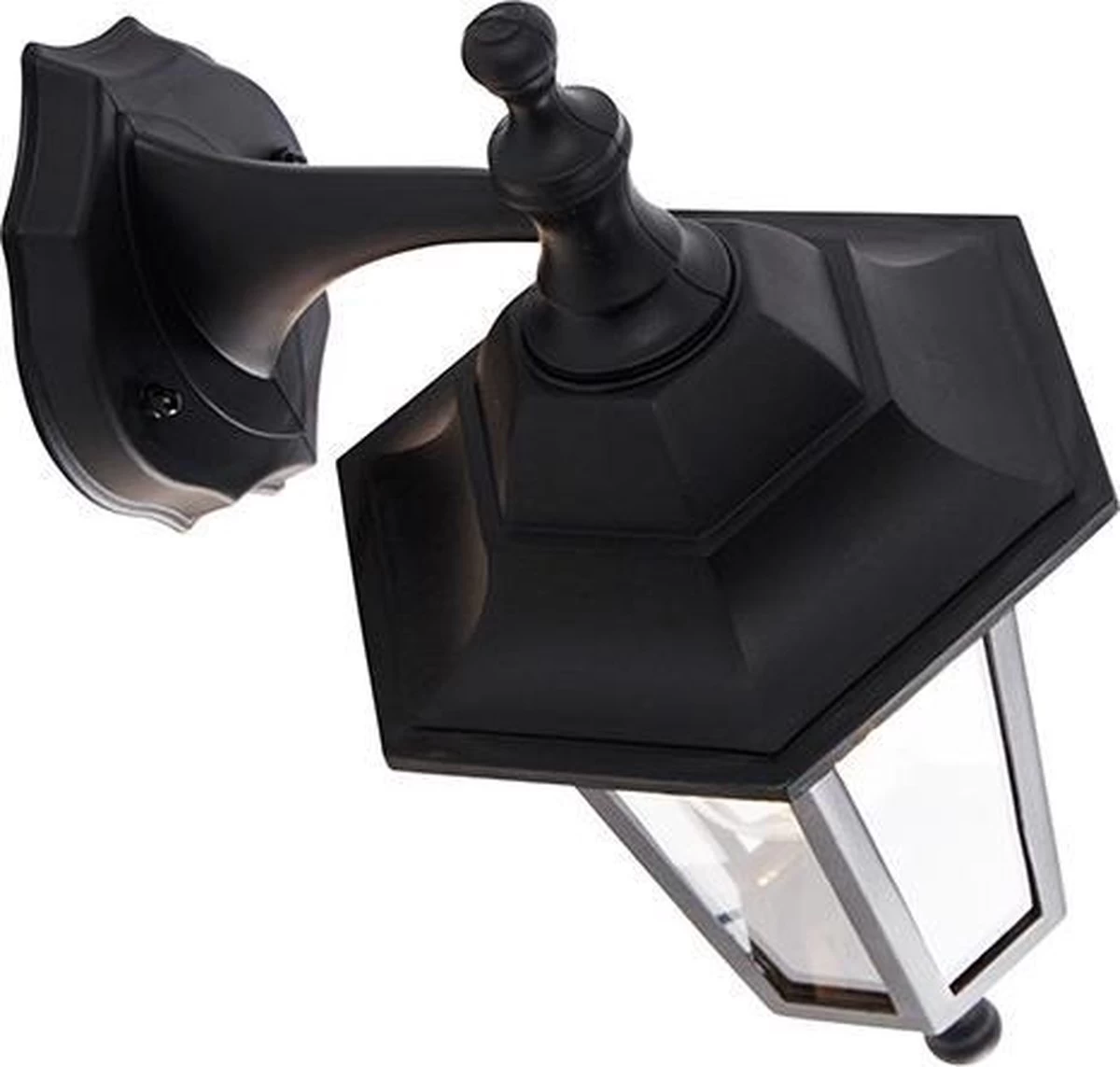 QAZQA New Haven - Klassieke Wandlamp Voor Buiten - 1 Lichts - D 212 Mm - Zwart - Buitenverlichting 16 QAZQA New Haven - Klassieke Wandlamp Voor Buiten - 1 Lichts - D 212 Mm - Zwart - Buitenverlichting - Afbeelding 14