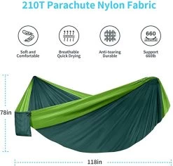 Fuegobird Hangmat Dubbele En Enkele Draagbare Hangmat Met Boomtouwen, Lichtgewicht Nylon Parachute-hangmatten Camping -Philips Hue Winkel 1200x1146 1