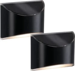 Merkloos Solar Wandlamp 'Quinn' - 2 Stuks - Downlight - Wandlamp Op Zonne-energie -Philips Hue Winkel 1200x1147 7