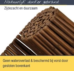Sol Royal B23 – Premium Bamboe Tuinscherm 100x250cm Donkerbruin – Geharde Bamboestokken Ø 2-3cm – Weerbestendige Balkonscherm -Philips Hue Winkel 1200x1147 9