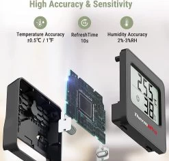 ThermoPro TP157 Digitale Binnenthermometer Hygrometer -Philips Hue Winkel 1200x1148 10