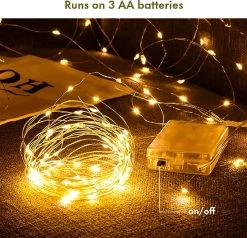 BOTC Lichtsnoer Binnen En Buiten Met Afstandsbediening - Fairy Lights 10 Meter - LED Lampjes Slinger - Soothe Lichtsnoer Binnen - Op Batterijen - Warm White -Philips Hue Winkel 1200x1155 5