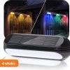 HEKO Solar® Tuinverlichting Dense - 4 Stuks - Solar Tuinverlichting Op Zonneenergie - Solar Wandlamp Buiten - Dag Nacht Sensor - 11 LEDs - RGB - Warm Wit Licht - Met Schroeven -Philips Hue Winkel 1200x1156 12