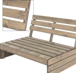 Pro Garden Palletbank - 120 Cm - 2-zits -Philips Hue Winkel 1200x1158 2