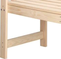 Merkloos Springos Tuinbank | Tuinbankje | Zitbank Buiten | Naaldhout | 119 X 78 X 45 Cm | Licht -Philips Hue Winkel 1200x1162 2