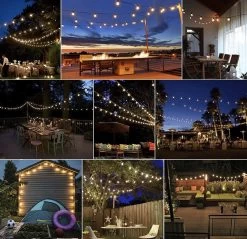 Novalits - Lichtsnoer Buiten & Binnen – Lichtslinger 16 Meter Met 25 LED's – Tuinverlichting Led - Sfeerverlichting - Prikkabel - Lampjes Slinger - Feestverlichting - Met Afstandsbediening & Dimfunctie - 4 Extra Leds -Philips Hue Winkel 1200x1162 9