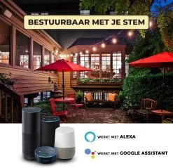 Nince Smart Tuinverlichting 15 Meter - Bedien Met Smartphone - Sfeerverlichting Voor In De Tuin - Lichtsnoer - Tuinverlichting Met Snoer - E27 14 Nince Smart Tuinverlichting 15 Meter - Bedien Met Smartphone - Sfeerverlichting Voor In De Tuin - Lichtsnoer - Tuinverlichting Met Snoer - E27 -Philips Hue Winkel 1200x1163 2