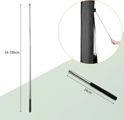 Kingsleeve Parasolhoes Tot Ø 330cm - Weerbestendig Robuust - Grijs -Philips Hue Winkel 1200x1163