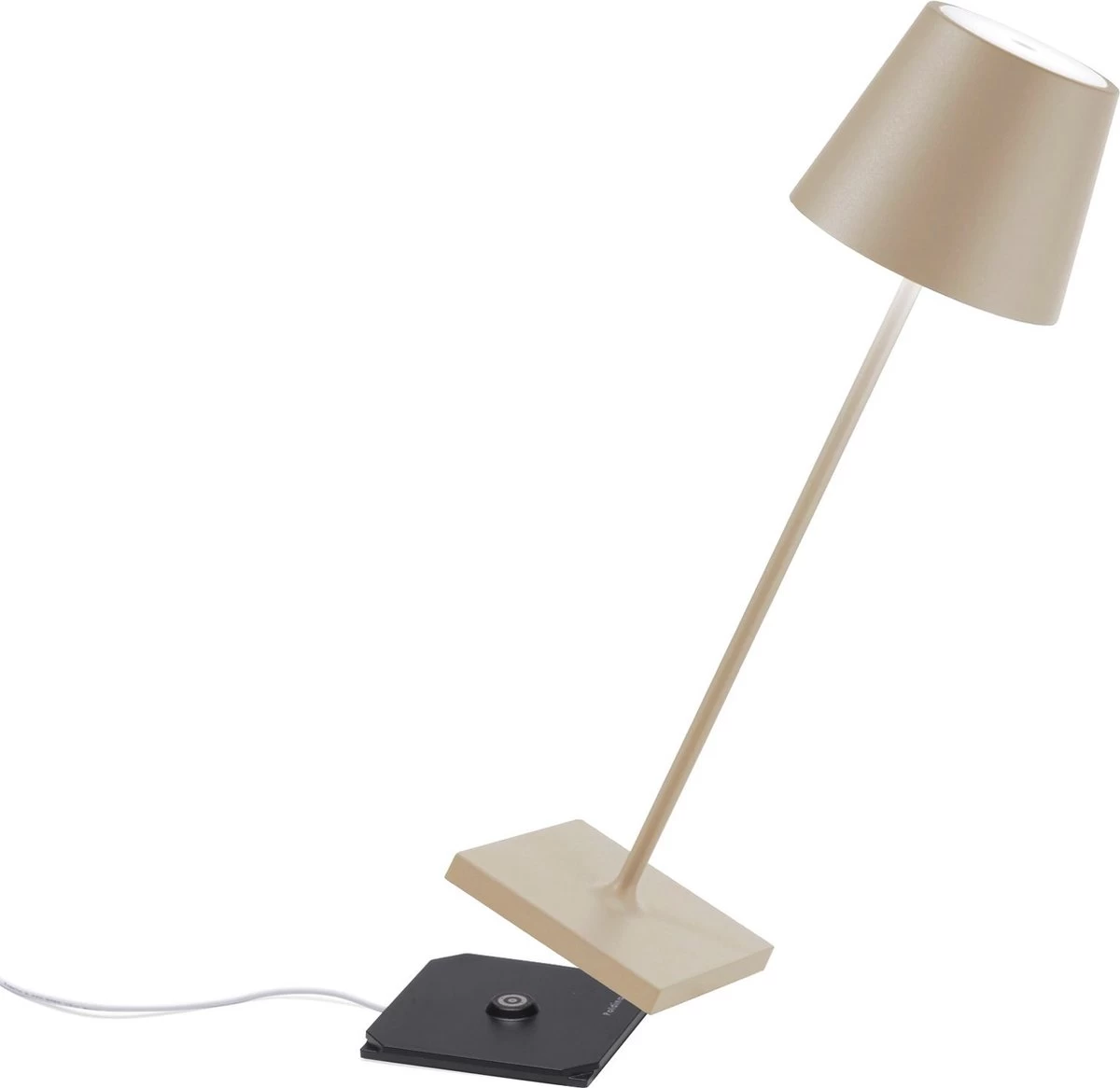 Zafferano - Poldina Pro Hoog - Bruin/ Roest - H38cm - Ledlamp - Terraslamp - Bureaulamp – Tafellamp – Snoerloos – Verplaatsbaar – Duurzaam - Voor Binnen En Buiten – LED - Dimbaar - 3000K – IP54 Spat Waterdicht - USB Oplaadbaar 9 Zafferano - Poldina Pro Hoog - Bruin/ Roest - H38cm - Ledlamp - Terraslamp - Bureaulamp – Tafellamp – Snoerloos – Verplaatsbaar – Duurzaam - Voor Binnen En Buiten – LED - Dimbaar - 3000K – IP54 Spat Waterdicht - USB Oplaadbaar - Afbeelding 7