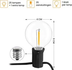 Homèlle Solar Lichtsnoer - 25 LED - 7.5 Meter - Warm-wit - Tuinverlichting Op Zonne-energie - Kerstverlichting - Buitenverlichting - Lichtslinger - Lampjes Slinger - Transperant 19 Homèlle Solar Lichtsnoer - 25 LED - 7.5 Meter - Warm-wit - Tuinverlichting Op Zonne-energie - Kerstverlichting - Buitenverlichting - Lichtslinger - Lampjes Slinger - Transperant -Philips Hue Winkel 1200x1166 9
